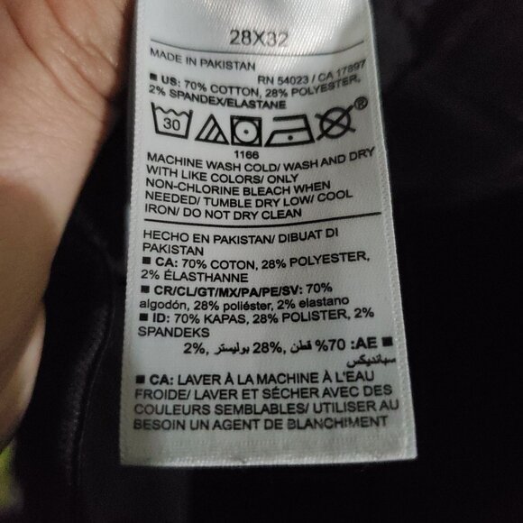 Old Navy Jeans Mens 28x32 Black Skinny 360° Stretch Go-Recycled Denim - Picture 3 of 11